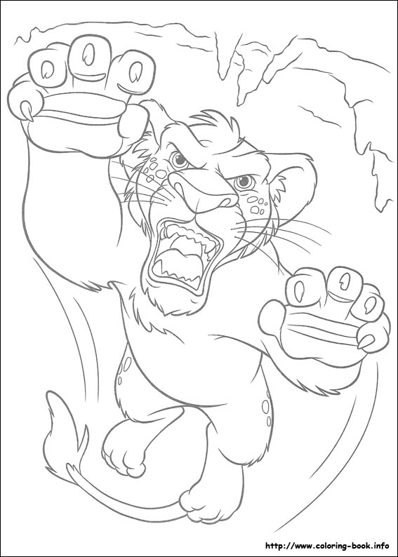 Lew Kolorowanka - Dzika Przyroda dla Dzieci kolorowanka do druku